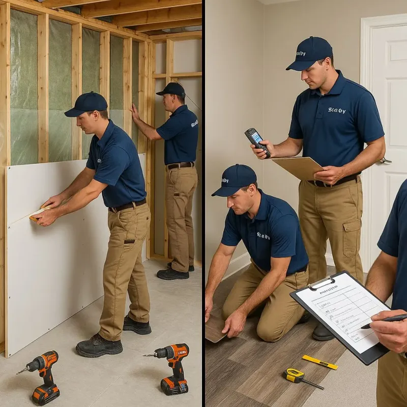 Repairs and Reconstruction process in Henderson, TX